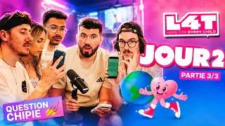 Miniature : QUESTION CHIPPIE POUR FINIR LA JOURNEE  / LIVE 4 TOMORROW JOUR 2 PARTIE 3/3