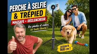 Miniature : On teste la perche selfie ET trépied XXL Macsafe ! [PEARLTV.FR]