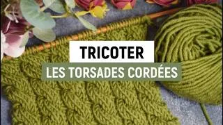 Miniature : Tuto facile |  🌌 Les torsades cordées (6 rangs) 🌌
