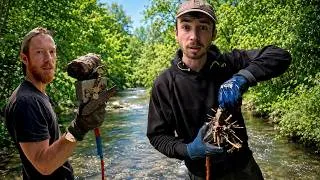 Miniature : Impossible d'imaginer tout ça dans cette rivière ! Pêche à l'aimant