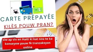 Miniature : CARTE prépayée ! Kilès nou ankourajew fè? FYATU , BUH, DUPREX?  nan videyo sa nou esplikew tout...
