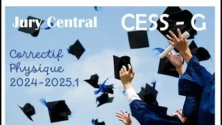 Miniature : Jurys-CESS G : Correctif de l'examen de physique 2024-2025.1