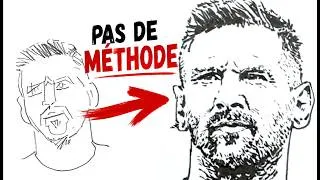 Miniature : Je dessine Lionel MESSI...sans méthode compliquée !
