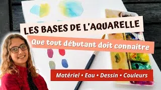 Miniature : Les bases de l’aquarelle : matériel, eau, dessin et mélange de couleurs