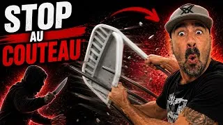 Miniature : 🚨 Attaque au COUTEAU : Les objets qui peuvent vous PROTÉGER ! #SelfDefense #Couteau #survie