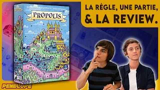 Miniature : PROPOLIS - La règle, la partie, la critique ! Avec des beeples.