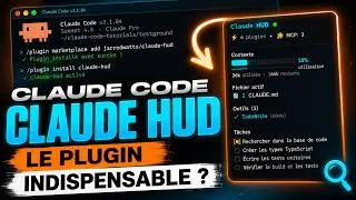 Miniature : Claude Code dévore tes tokens ? Claude HUD te montre tout