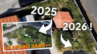 Miniature : Bilan et évolution : le micro jardin de Françoise et Daniel face au climat