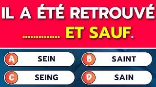 Miniature : Votre QI est impressionnant si vous réussissez ce quiz de vocabulaire français  🧠🔥