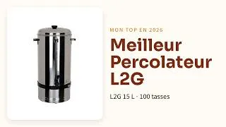 Miniature : Meilleur Percolateur L2G : Mon Verdict sur la Gamme Inox