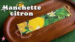 Miniature : Tissage Peyote : Réalisez une Manchette Citron en Perles Miyuki 🍋 | Starter Strip