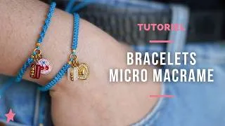 Miniature : TUTORIEL | Bracelet micro macramé noeud plat et noeud spirale !