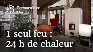 Miniature : Poêle de masse : 24 h de chaleur avec 1 h de feu (low‑tech ultra‑efficace)