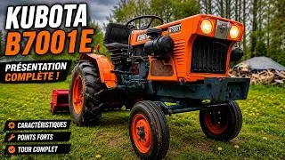 Miniature : KUBOTA B7001E : Présentation Complète du Micro-Tracteur Japonais