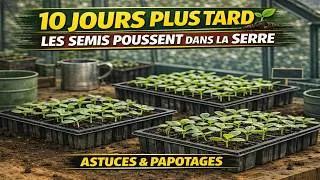 Miniature : Déjà ÇA après 10 jours ?! Résultat des semis en serre…