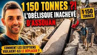 Miniature : 1 150 TONNES ?! L'INCROYABLE obélisque inachevé d'Assouan !? Loïc Etcheberry Permafutur pyramide