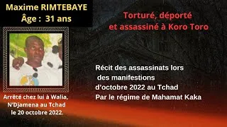Miniature : Tchad : Album des Victimes de massacres des manifestations d'octobre 2022-Maxime Rimtebaye