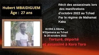 Miniature : Tchad : Album des Victimes de massacres des manifestations d'octobre 2022- Hubert MBAIDIGUEM