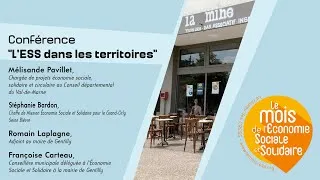 Miniature : Conférence "L'ESS dans les territoires"