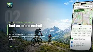 Miniature : Trackisi - Application GPS pour randonneurs pédestres, vélo, VTT