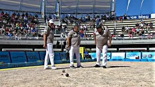 Miniature : Qualité de jeu spectaculaire! La triplette des Maîtres Vs Équipe de France_ Masters de Pétanque-FHD-