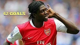 Miniature : Emmanuel Adebayor : All 62 goals for Arsenal