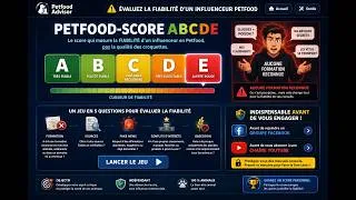 Miniature : Petfood-score ABCDE - Et si votre influenceur petfood obtenait un score E ? 😱 Le test qui dérange !