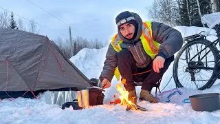 Miniature : -25C SUR LA ROUTE LA PLUS ISOLÉE DU QUÉBEC ( BAIE JAMES )