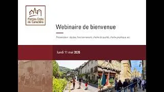 Miniature : WEBINAIRE | Bienvenue dans les Petites Cités de Caractère® - Mai 2026