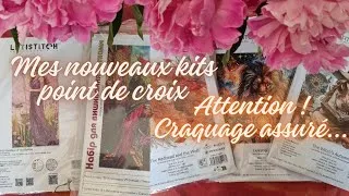 Miniature : Attention au craquage ! Nouveaux kits point de croix💖🎂🥳 #flosstube #crossstitch