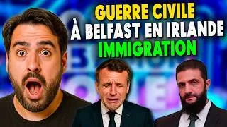 Miniature : Belfast : violentes manifs anti-migrants avec incendies et émeutes, la ville s’embrase POURQUOI ?