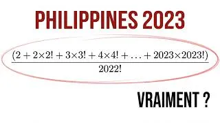 Miniature : Saurez-vous repérer l'astuce ? Philippines 2023