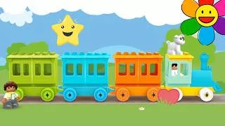 Miniature : Les couleurs avec le train 🌈 Lego Duplo World