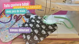 Miniature : Tutoriel couture : coudre un bavoir pour bébé avec peu de biais