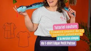 Miniature : Tuto couture : de la version patchwork au t-shirt simple Edgar - Petit Patron