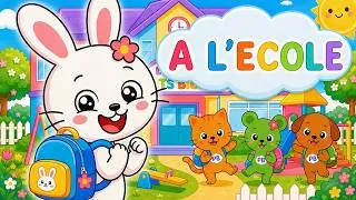 Miniature : Elo lapin va à l'école - Comptine Bébé Rentrée des classes | Petits Bidoum