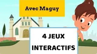 Miniature : 4 JEUX INTERACTIFS AVEC MAGUY - VIDEO EDUCADIVES ENFANTS - MATERNELLE PRIMAIRE - APPRENDRE FRANCAIS