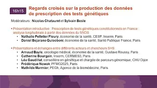 Miniature : Rencontres SHS et médecine génomique 2025 - Regards croisés sur la production des données