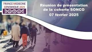 Miniature : Présentation du projet SONCO (Séquençage ONcologie COhorte) du PFMG2025 - 7 février 2025