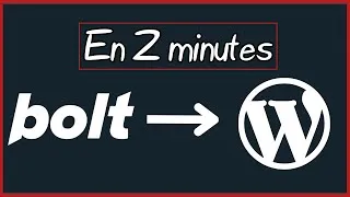 Miniature : Bolt.new | Mettre son extension en ligne sur Wordpress EN 2 MINUTES