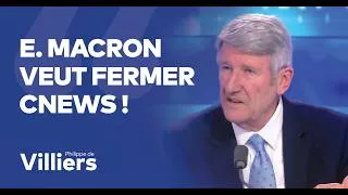 Miniature : Philippe de Villiers : "Emmanuel Macron veut fermer CNews !"