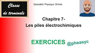 Miniature : Chapitre 7-Les piles électrochimiques (exercices en spécialité chimie en terminale)