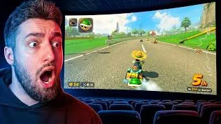 Miniature : J'ai joué à Mario Kart sur un écran de CINÉMA !