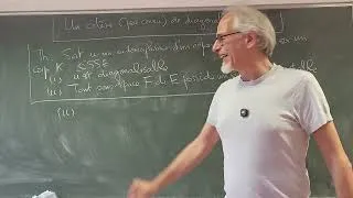 Miniature : (Nouveau?) Critère de diagonalisabilité par les supplémentaires stables