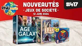 Miniature : Philinews #417 (12 juin 2026) • Nouveautés jeux de société