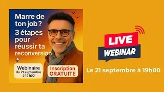 Miniature : Webinaire Reconversion Professionnelle Résiliente 90 jours