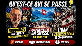 Miniature : Ukraine Boudanov soutient les banderistes ukrainiens Pourparlers en Suisse Liban un cessez le feu ?