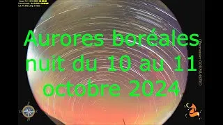 Miniature : Aurores du 10 au 11 octobre 2024