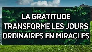 Miniature : La gratitude transforme les jours ordinaires en miracles | Philosophie et Paix