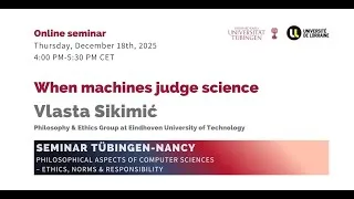 Miniature : Vlasta Sikimić on machines judging science